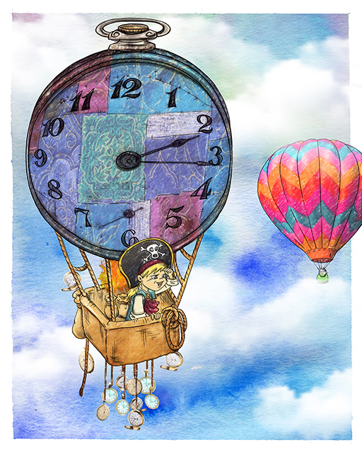 talking-books4 The pirate in this story steals watches not gold!