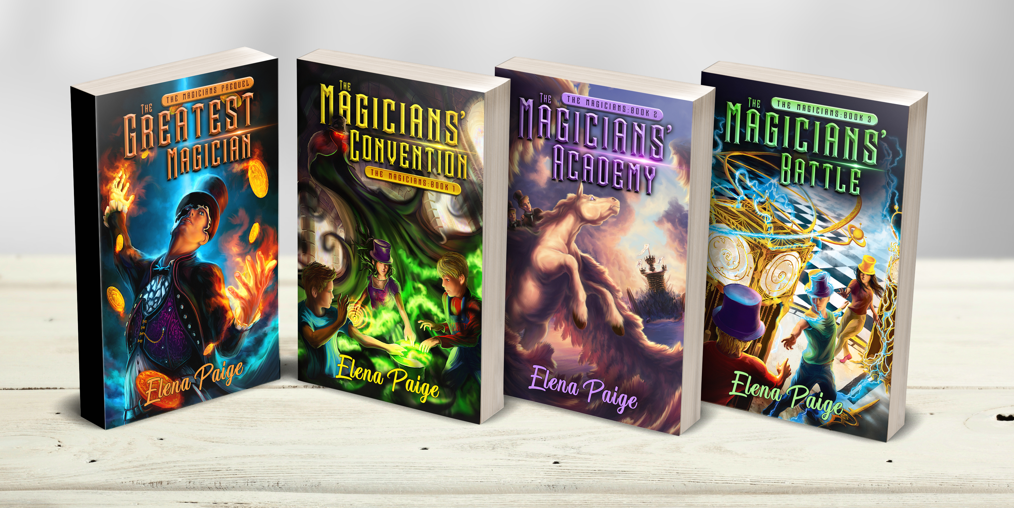 031-5x8-Multi-Paperback-Book-Presentation-COVERVAULT The Magicians - 4 book series